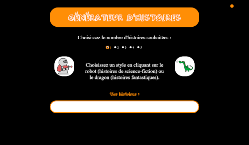 Capture d'écran du site