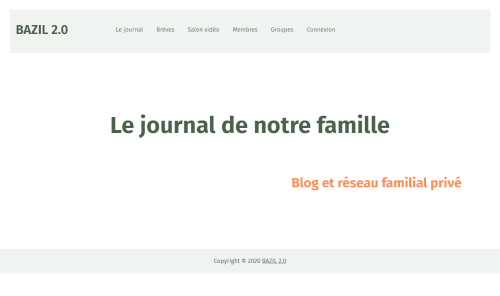 Capture d'écran du site